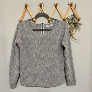 Humanoid Tweed Gray Longsleeve Sweater Size M
